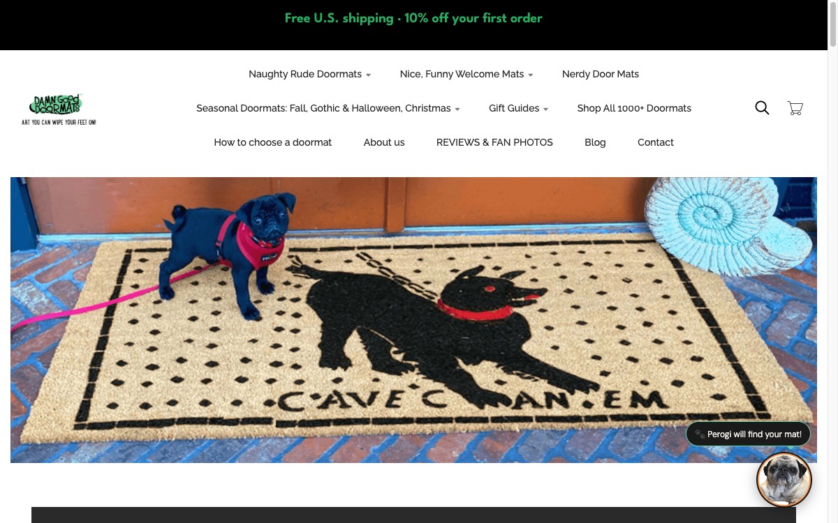 Damn Good Doormats, Funny doormats