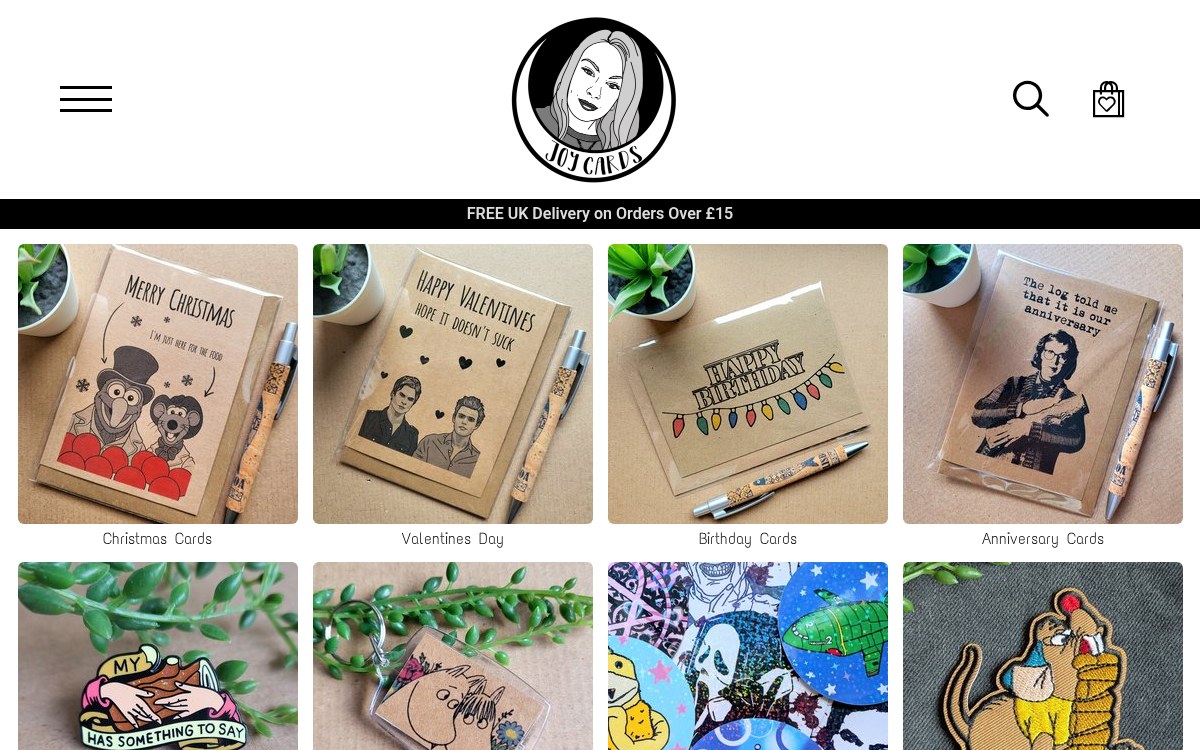 JoyCards, Greeting cards