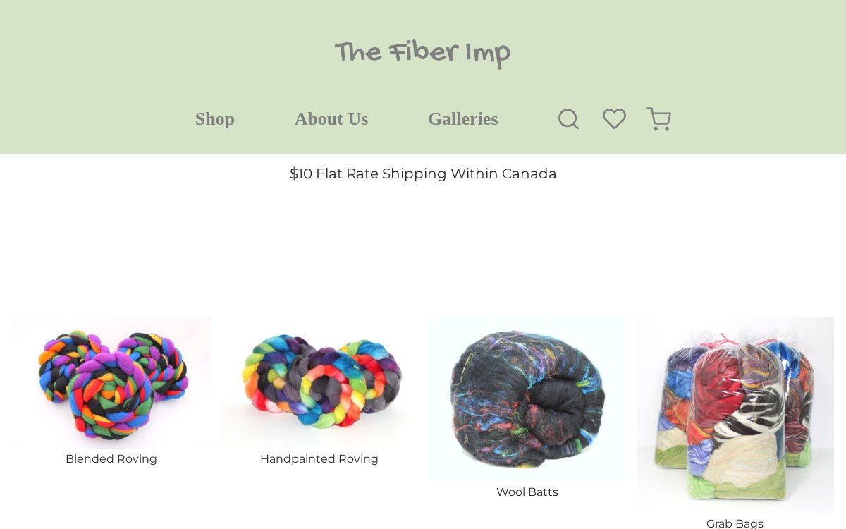 The Fiber Imp, Hand-painted roving